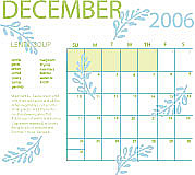 Soup & Salad Calendar